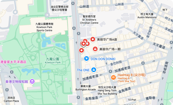 榛怡醫務中心兒科地圖